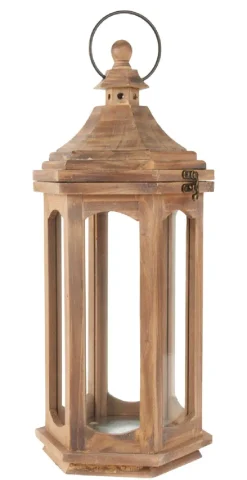 Hot Holzlaterne Katmandu, Braun, Höhe 48 Cm Windlichter & Laternen|Frühlingsdeko