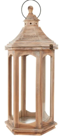 Online Holzlaterne Katmandu, Braun, Höhe 65 Cm Windlichter & Laternen|Frühlingsdeko