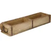 Sale Holzschale Rustik, Doppel, 57 Cm Organisation|Schalen & Tabletts