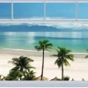 New Jumboposter Beach Window View, Nr. 23 Poster