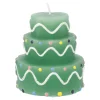 Online Kerze Geburtstag, Tortenform, Hellgrün, 6 X 7 Cm Geburtstag|Kerzen & Kerzenständer