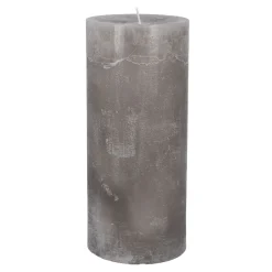 Outlet Kerze Rustik, Kaja/grau, 8.7 X 20 Cm Kerzen & Kerzenständer|Weihnachtskerzen