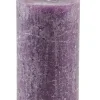 Hot Kerze Rustik, Lara, Aubergine, 12 Cm Kerzen & Kerzenständer|Weihnachtskerzen