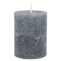 Hot Kerze Rustik, Lara, Dunkelgrau, 9 Cm Kerzen & Kerzenständer|Weihnachtskerzen