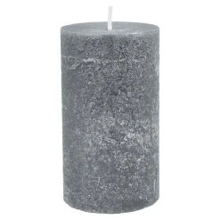 Best Kerze Rustik, Lara, Dunkelgrau, 12 Cm Kerzen & Kerzenständer|Weihnachtskerzen