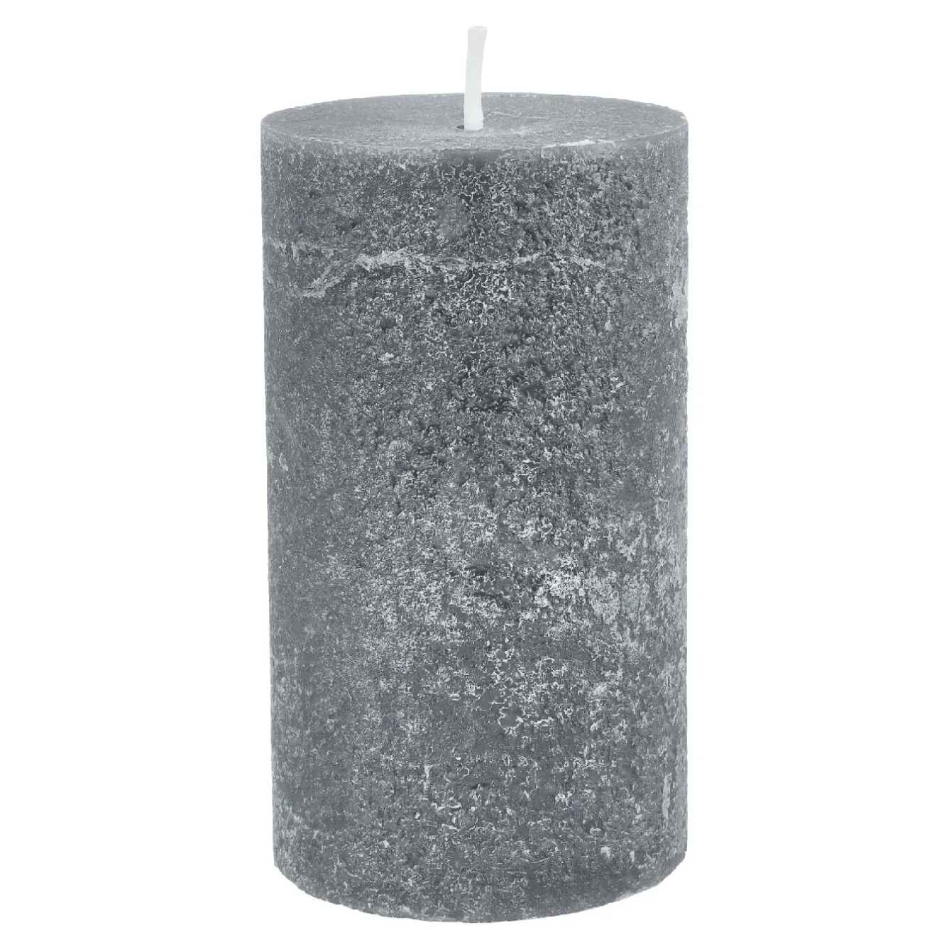 Best Kerze Rustik, Lara, Dunkelgrau, 12 Cm Kerzen & Kerzenständer|Weihnachtskerzen
