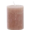Discount Kerze Rustik, Lara, Karamell, 9 Cm Tischdeko Hochzeit|Hochzeitsdeko