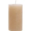 Hot Kerze Rustik, Lara, Sand, 12 Cm Kerzen & Kerzenständer|Weihnachtskerzen