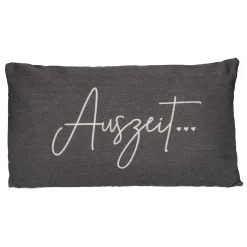 Best Kissen Auszeit, Grau, 50 X 30 Cm Geschenkideen|Textilien