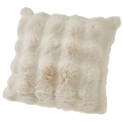 Clearance Kissen Bubble-Fell, Creme, 45 X 45 Cm Textilien