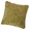 Outlet Kissen Chenille, Grün, 45 X 45 Cm Textilien