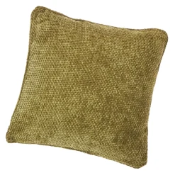 Outlet Kissen Chenille, Grün, 45 X 45 Cm Textilien