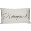 Discount Kissen Lieblingsmensch, Creme, 50 X 30 Cm Geschenkideen|Textilien