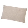 Kissen Samt, Beige, 50 X 30 Cm Textilien