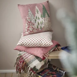 Clearance Kissen Xmas-Muster, Karo, 45 X 45 Cm Textilien|Weihnachtsgeschenke