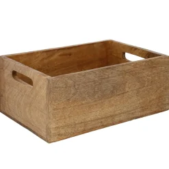 Hot Kiste Mit Griff, Mangoholz, 30 X 21 Cm Organisation