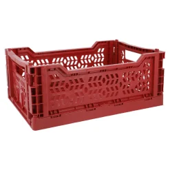 Outlet Klappbox, 34 X 24 X 13 Cm, Dunkelrot Organisation