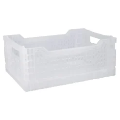 Clearance Klappbox, 34 X 24 X 13 Cm, Transparent Organisation