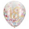 Sale Konfetti-Ballon Geburtstag, 18, 6 Stück Geburtstag