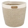 Outlet Korb Hoch, Rund/natur-weiß, 26 X 25.5 Cm Organisation