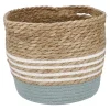 Online Korb Streifen Mit Henkel, Grün/weiß, 34 X 26 Cm Organisation