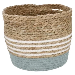 Online Korb Streifen Mit Henkel, Grün/weiß, 34 X 26 Cm Organisation