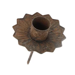 Kranzkerzenhalter Stabkerze, Rost Kerzen & Kerzenständer|Adventskränze & Zubehör