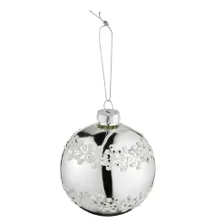 New Kugel Ranken, Silber, 8 Cm Weihnachtsbaumschmuck