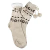 Kuschelsocken Pompom, Beige, Onesize Fashion|Nikolaus