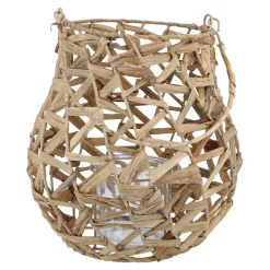 Clearance Laterne Wasserhyazinthe, Natur, 28 Cm Windlichter & Laternen