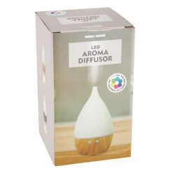 New LED-Aroma-Diffusor, Weiß/schwarz, 18.5 Cm Geschenkideen