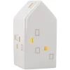 Best LED-Haus Mit Goldenen Fensterrahmen, 13.5 Cm Lichterwelt|Deko-Objekte