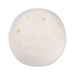Discount LED-Kugel Landschaft, Sterne, 10 Cm Weihnachtsbeleuchtung|Weihnachtsdeko