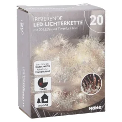 Best LED-Lichterkette, Irisierend/warm-weiß, 20er Lichterwelt|Weihnachtsbeleuchtung