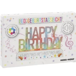 New LED-Objekt Happy Birthday Mit Musik Geburtstag