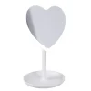 LED-Spiegel Form, Herz/weiß, 26 Cm Gadgets|Lichterwelt