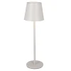 New LED-Tischlampe Akku, Grau, 37 Cm Geschenkideen|Lichterwelt