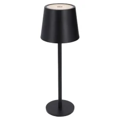 Outlet LED-Tischlampe Akku, Schwarz, 28 Cm Geschenkideen|Lichterwelt