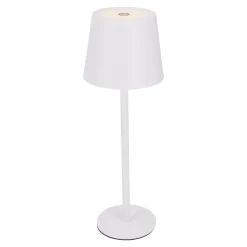 New LED-Tischlampe Akku, Weiß, 28 Cm Geschenkideen|Lichterwelt