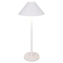 Hot LED-Tischlampe Schirm, Weiß, 34 Cm Geschenkideen|Lichterwelt