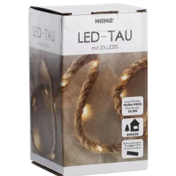 Hot Lichterkette Tau, 23 LED's Lichterwelt