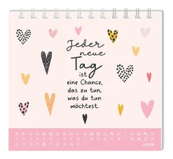 Discount Mini-Tischkalender 2025, Der Beste Tag Kalender & Planer|Weihnachtsgeschenke