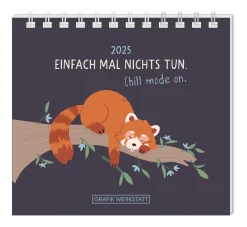 Best Mini-Tischkalender 2025, Einfach Mal Nichts Tun Shop The Geschenk|Kalender & Planer