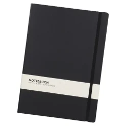 Discount Notizbuch A4, Uni, Schwarz Kalender & Planer
