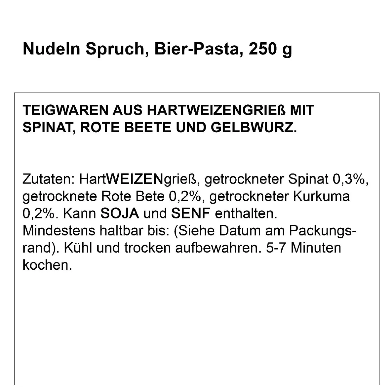 Hot Nudeln Spruch, Bier-Pasta, 250 G Geschenkideen|Küche