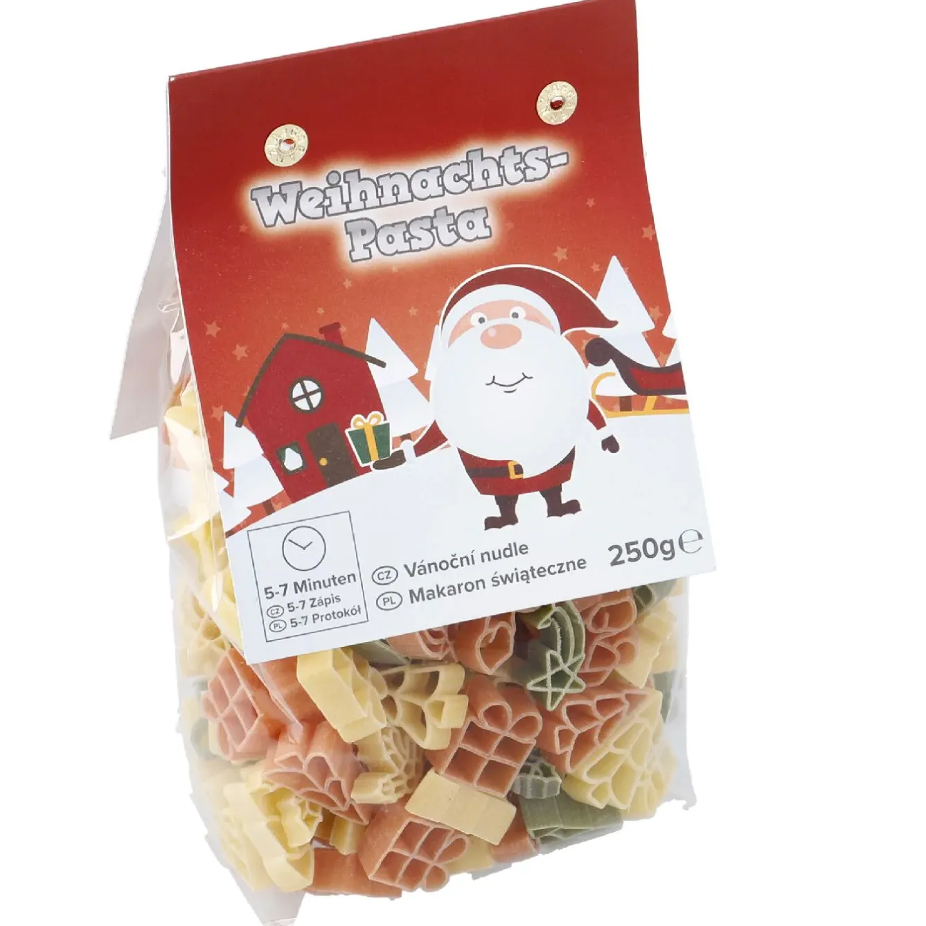 Outlet Nudeln Weihnachten, Weihnachtsmann, 250 G Küche|Weihnachtsgeschenke