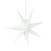 Best Papierstern, 60 Cm, Blumen-Stanzung, Weiß Weihnachtsdeko