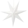 Clearance Papierstern, 60 Cm, Punkte/weiß-silber Weihnachtsdeko