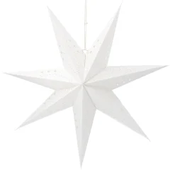 Clearance Papierstern, 60 Cm, Punkte/weiß-silber Weihnachtsdeko