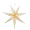 Outlet Papierstern, 60 Cm, Verlauf/weiß-gold Weihnachtsdeko